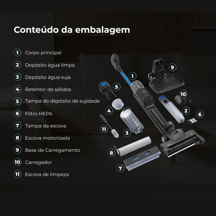 Aspirador Vertical FLAMA 1691FL