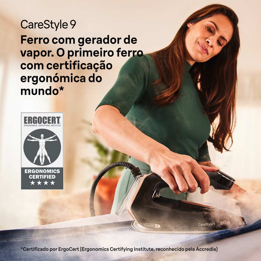 Ferro com Caldeira BRAUN IS9090BK