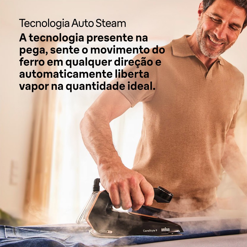 Ferro com Caldeira BRAUN IS9090BK