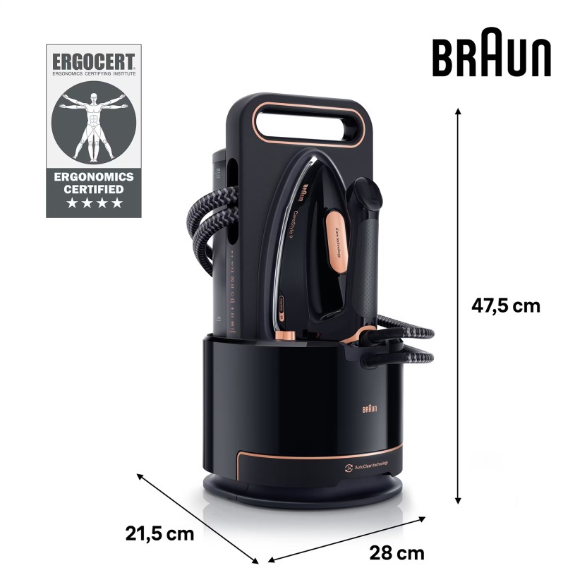 Ferro com Caldeira BRAUN IS9090BK