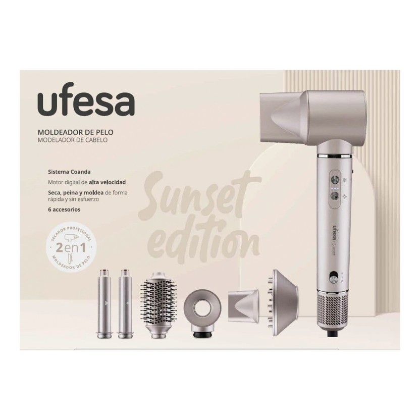Modelador  Cabelo UFESA SUNSET EDITION