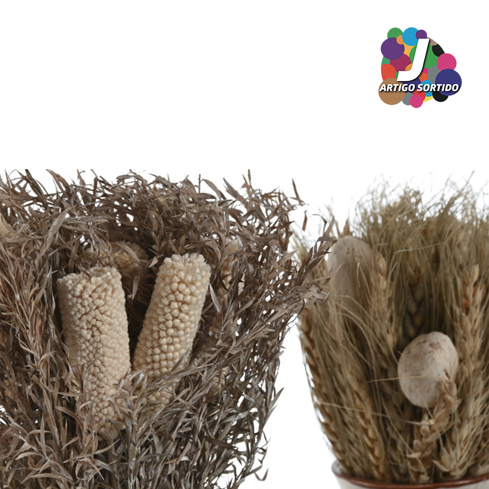 Jarra com flor seca JOM JA-211555