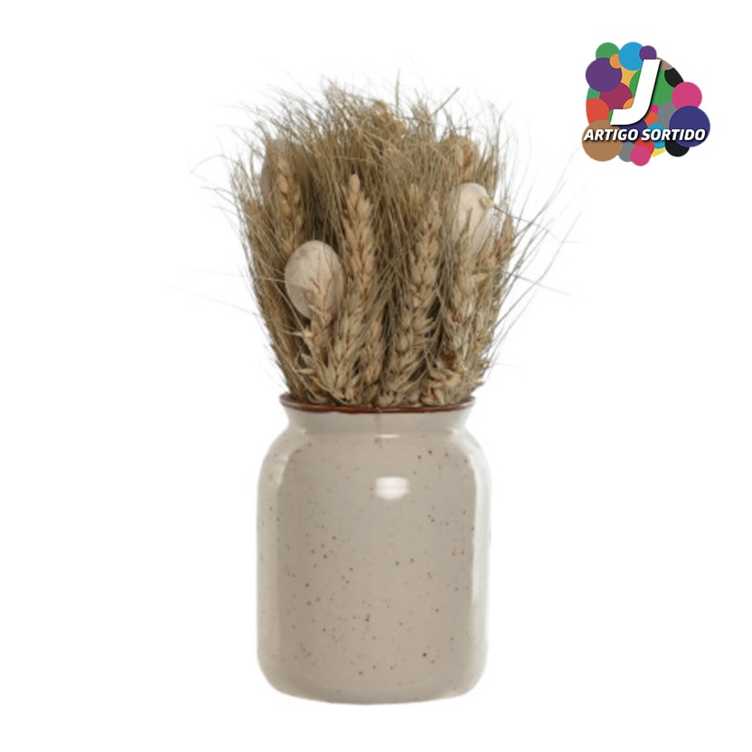 Jarra com flor seca JOM JA-211555