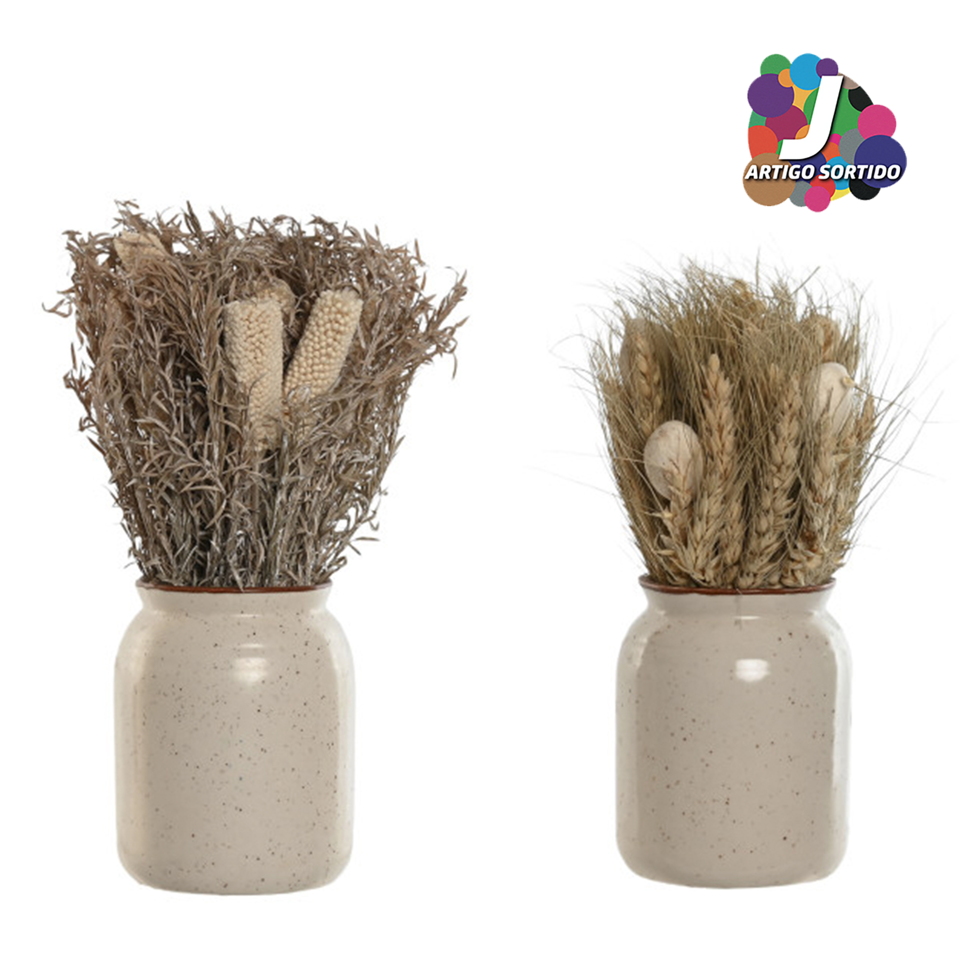 Jarra com flor seca JOM JA-211555
