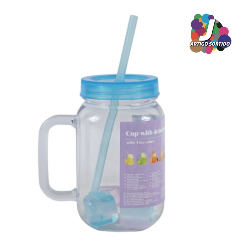 Caneca com palhinha JOM 871129207136/2110944