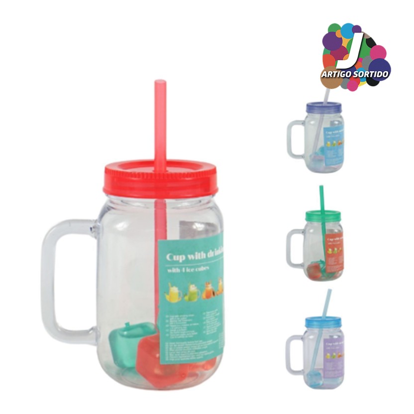 Caneca com palhinha JOM 871129207136/2110944