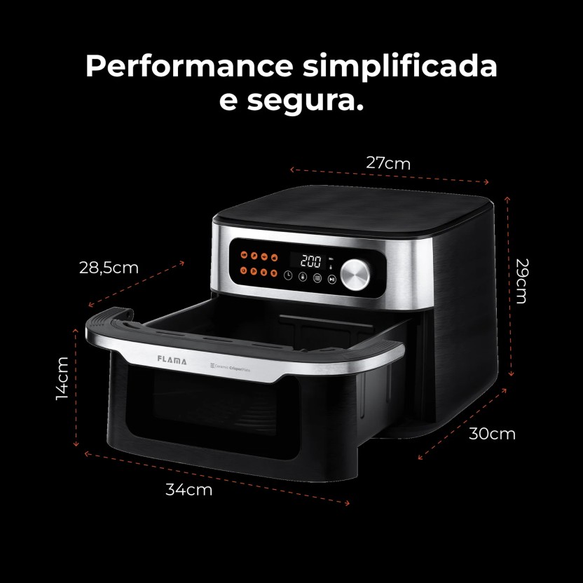 Fritadeira sem �leo FLAMA 677FL