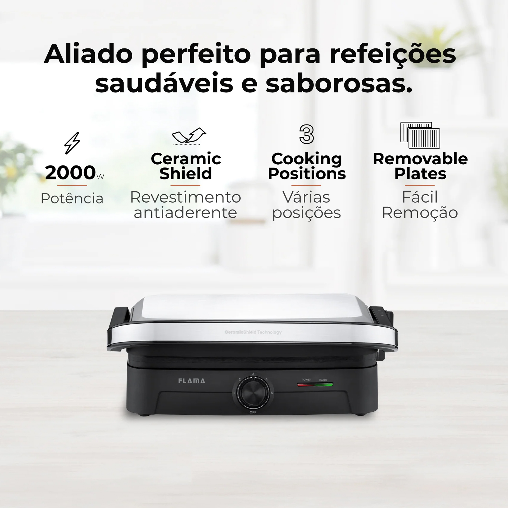 Grelhador FLAMA 4586FL