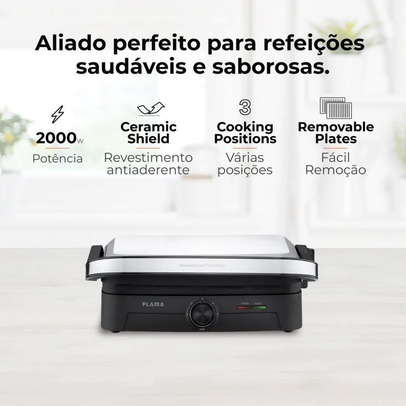 Grelhador FLAMA 4586FL