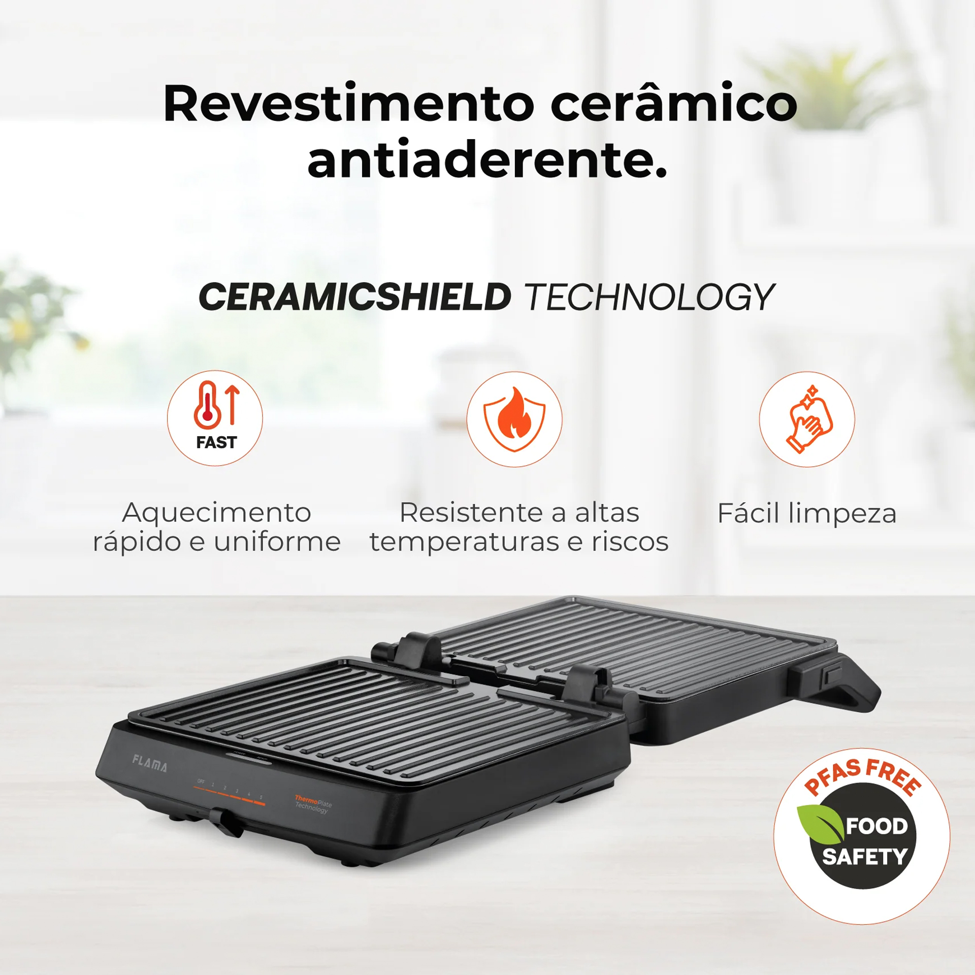 Grelhador FLAMA 4586FL