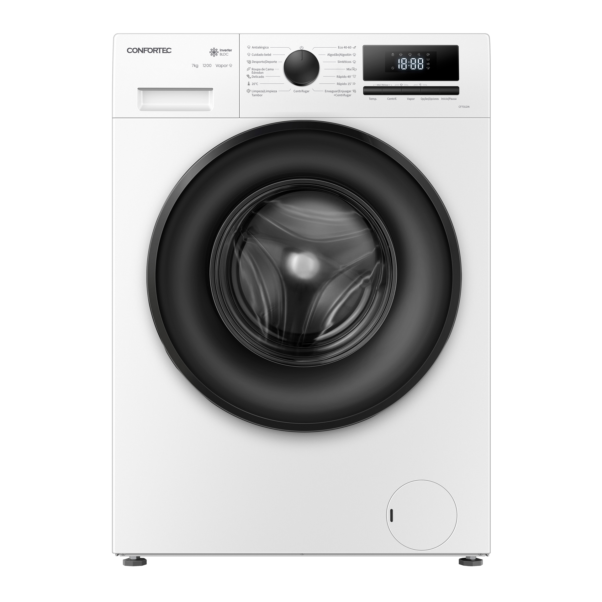 M�quina de Lavar Roupa CONFORTEC CF7312IA