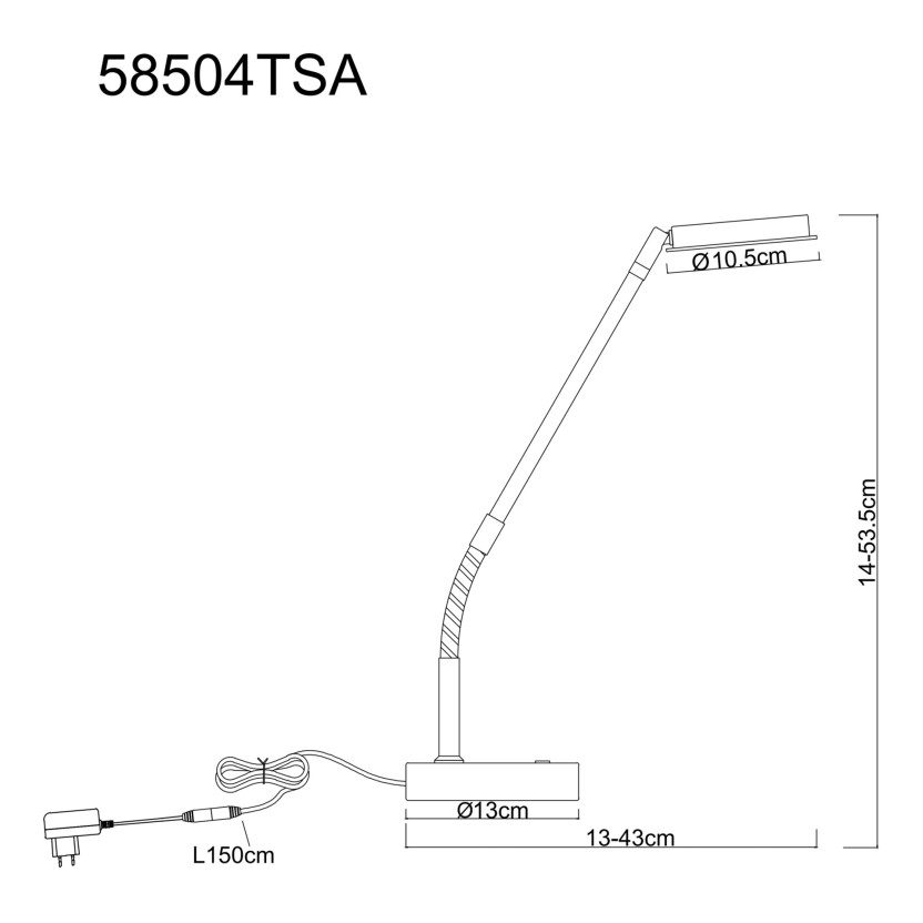 Candeeiro secret�ria JOM 58504TSA