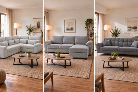 Sof� de canto, chaise longue ou sof� de 3 lugares: qual escolher?
