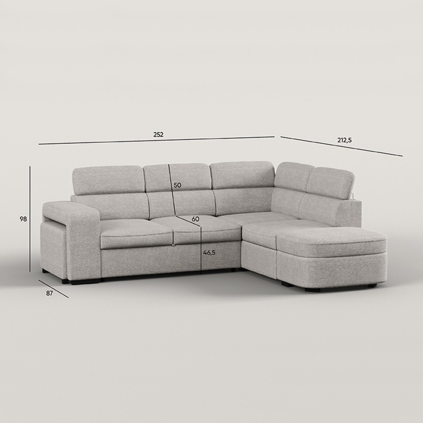 Sofa de canto JOM Lunaire