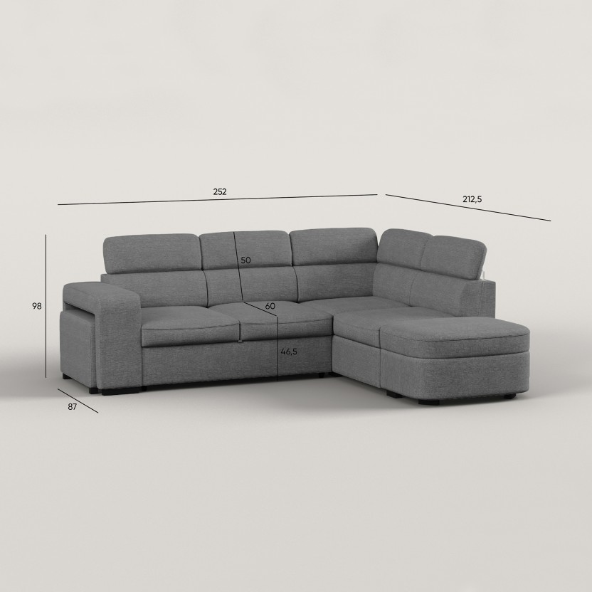 Sofa de canto JOM Lunaire