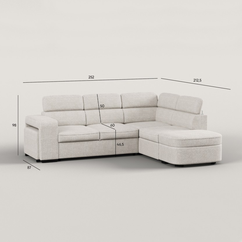 Sofa de canto JOM Lunaire