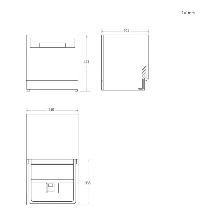 M�quina de Lavar Loi�a Candy CP 6E51L S