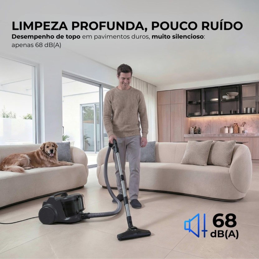 Aspirador com Saco HAIER HCVK310P 011