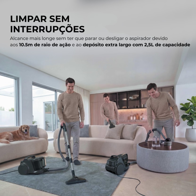 Aspirador sem Saco HAIER HCVL310P 011