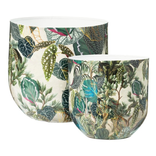 Conjunto 2 porta vasos JOM JUNGLE A67102550 - Image product
