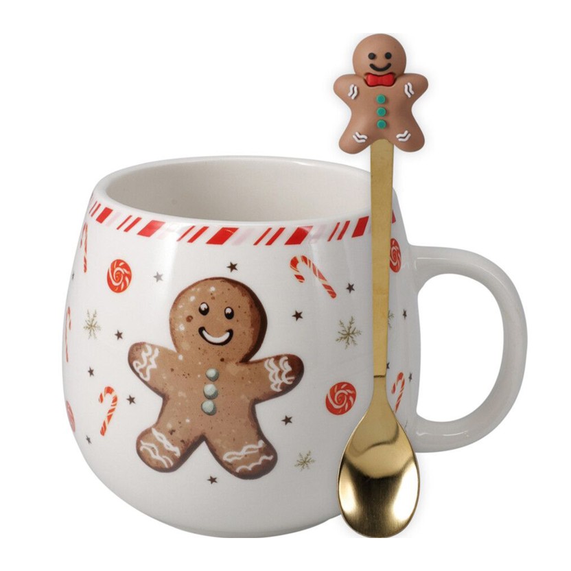 Caneca com colher JOM GINGERBREAD MAN 170499710