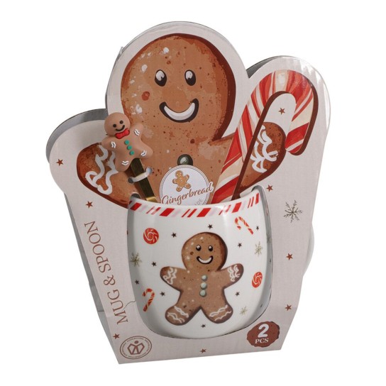 Caneca com colher JOM GINGERBREAD MAN 170499710 - Image product