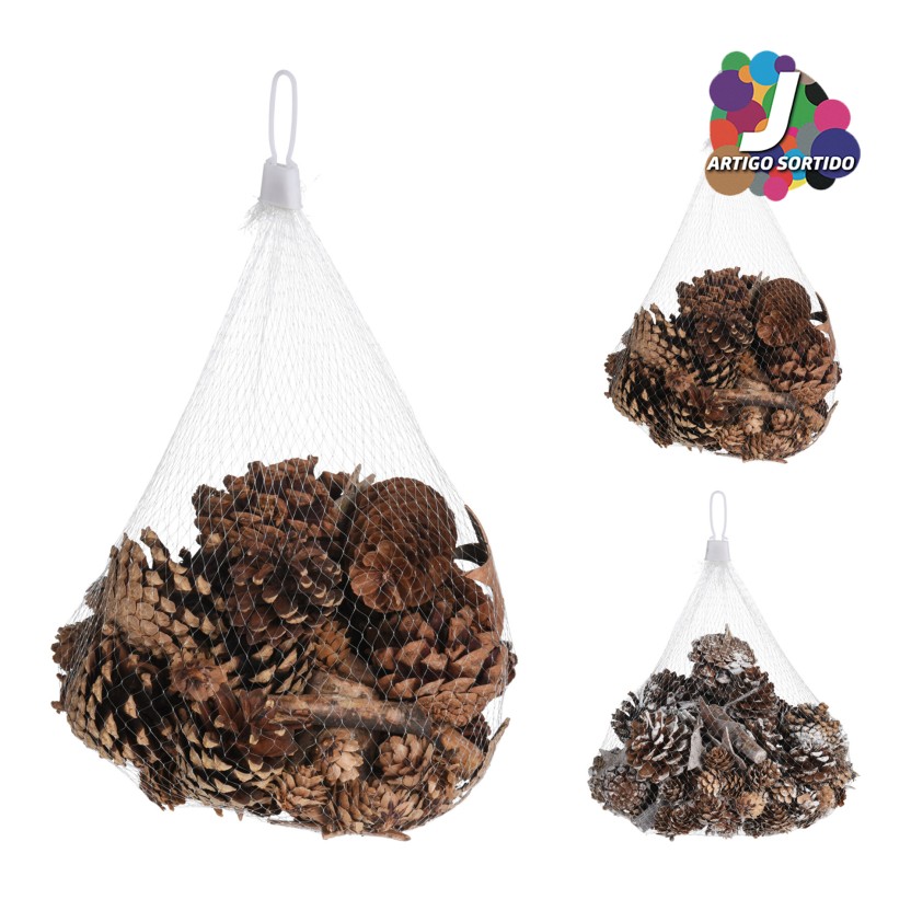 Saco pinhas e casca de arvore JOM YZB000740