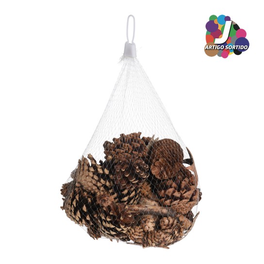 Saco pinhas e casca de arvore JOM YZB000740 - Image product
